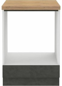 Ντουλάπι φούρνου Γκρι 60 x 51,6 x 85 cm