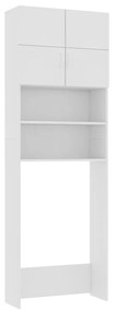 Ντουλάπι Πλυντηρίου Λευκό 64 x 25,5 x 190 εκ. από Επεξ. Ξύλο