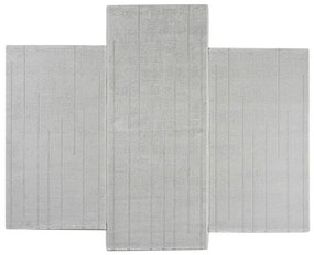 Χαλιά Κρεβατοκάμαρας (Σετ 3τμχ) Polcarpet Parma 150 L.Grey