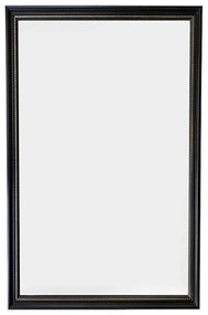 Καθρέπτης Τοίχου Nadine 1310180 34x45cm Black-Gold Mirrors &amp; More Plastic, Glass
