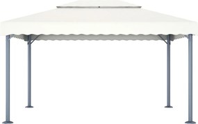 vidaXL Κιόσκι Κρεμ 400 x 300 εκ. Αλουμινίου