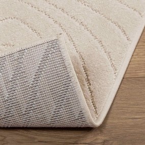vidaXL Χαλιά χώρου τετράγωνο PALMERAS Μπεζ 120 x 120 cm Πολυεστέρας