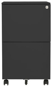 vidaXL Αρχειοθήκη Φορητή Ανθρακί 39 x 45 x 67 εκ. Ατσάλινη