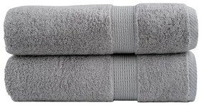 Πετσέτες Μπάνιου Premium SOLUND 2 Τεμ Γκρι 100x150 εκ 600 γρ/μ² 137311