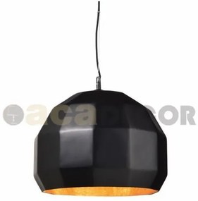Φωτιστικό κρεμαστό μεταλλικό λευκό ματ & ασημί ή μαύρο ματ & ορείχαλκο ACA-V35077BG-Μαύρο-Χρυσό V35077BG