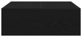 vidaXL Τραπεζάκι σαλονιού Μαύρη δρυς 100 x 100 x 35 cm