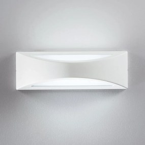 Φωτιστικό Τοίχου - Απλίκα LED-W-Weiss-BCO LED 1800lm 3000K/4000K 36x12x11,3cm White Intec