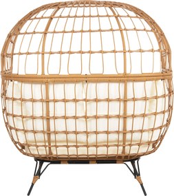 ΠΟΛΥΘΡΟΝΑ ΦΩΛΙΑ MIAMI 2 ΑΤΟΜΩΝ ΤΥΠΟΥ RATTAN HM5870.11 132.5x90x154Υεκ