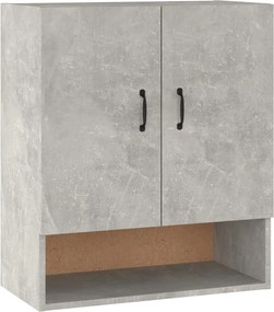 vidaXL Ντουλάπι Τοίχου Γκρι Σκυρ. 60x31x70 εκ. Επεξεργασμένο Ξύλο