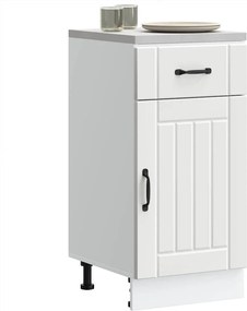 vidaXL ντουλάπι βάσης κουζίνας Lucca Λευκό κατασκευασμένο ξύλο