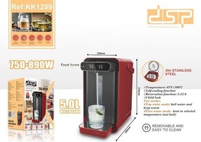 Ηλεκτρικός διανομέας ζεστού νερού - KK1259 - DSP - 615624
