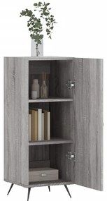 vidaXL Ντουλάπι Γκρι Sonoma 34,5x34x90 εκ. από Επεξεργασμένο Ξύλο
