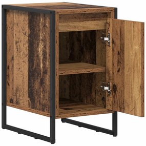 vidaXL Κομοδίνο Παλιό Ξύλο 39,5 x 30 x 50 εκ Επεξεργασμένο ξύλο