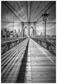 Αφίσα Melanie Viola - NEW YORK CITY Brooklyn Bridge, (40 x 60 cm)
