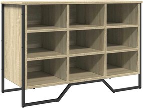 vidaXL Παπουτσοθήκη Sonoma Δρυς 90x38x61,5 εκ. από Επεξεργασμένο Ξύλο