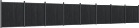 vidaXL Πάνελ Περίφραξης Γκρι 1391 x 186 εκ. από WPC