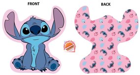 Μαξιλάρι Διακοσμητικό Παιδικό 3D (Με Γέμιση) Disney Home Stitch 689 20cm Pink DimCol 20cm Velboa