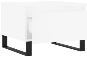vidaXL Τραπεζάκια Σαλονιού 2 τεμ. Λευκά 50 x 46 x 35 εκ. Επεξεργ. Ξύλο
