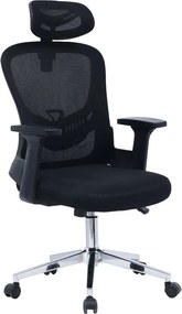 Καρέκλα γραφείου διευθυντή TUS mesh μαύρο 62x63x110/120