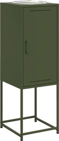 vidaXL Ντουλάπι Πράσινο Λαδί 36x39x107 εκ. από Ατσάλι