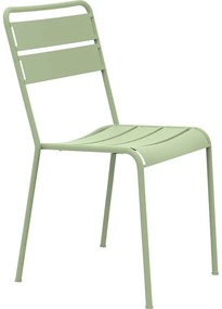 Καρέκλα Twist Μεταλλική Πράσινη 57x57x87εκ. - Πράσινο