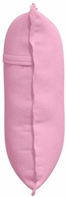 vidaXL Μαξιλάρι Πλάτης Ροζ 60 x 19 x 50 εκ ύφασμα