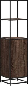 vidaXL Highboard καφέ δρυς Κατασκευασμένο ξύλο και μέταλλο
