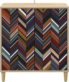vidaXL Πλαϊνό γραφείο OMMEN Sonoma 69 x 33 x 75 εκ. Επεξεργασμένο Ξύλο