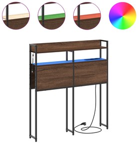 vidaXL Κεφαλάρι Αποθήκης Καφέ δρυς 75 cm Επεξεργασμένο ξύλο