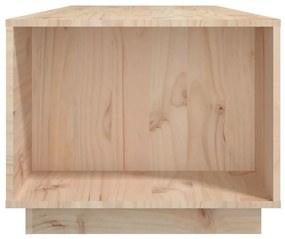 vidaXL Τραπεζάκι Σαλονιού Γκρι 110x50x40 εκ. από Μασίφ Ξύλο Πεύκου