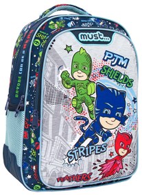 Σχολική Τσάντα Δημοτικού (33x16x45) Must PJ Masks Anyone Can Be Hero 484271