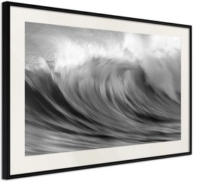 Αφίσα - Big Wave - 60x40 - Μαύρο - Με πασπαρτού