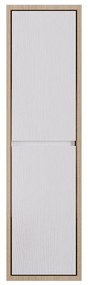 Στήλη μπάνιου κρεμαστή VERA 35 Λευκό - Sonoma 35x30x130 εκ. 35x30x130 εκ.