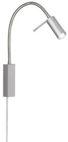 Απλίκα Φωτιστικό Τοίχου LED Νίκελ River 30412 Fischer Honsel-30412-Νίκελ Ματ 30412