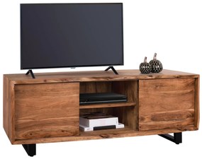 ΕΠΙΠΛΟ TV  NICOLE ΑΠΟ ΜΑΣΙΦ ΞΥΛΟ ΑΚΑΚΙΑΣ ΦΥΣΙΚΟ 160x45x57Υεκ.