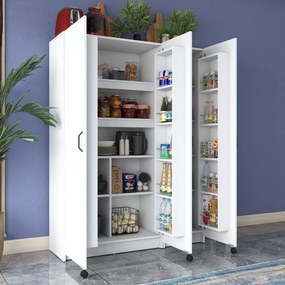 Ντουλάπι Λευκό EUFRO 135x42x180