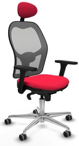 Καρέκλα γραφείου με κεφαλάρι Jorquera Piqueras y Crespo 3D086G1 Κόκκινο