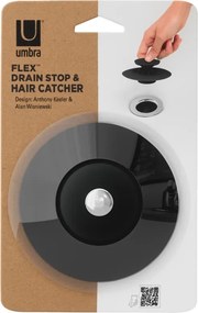 Τάπα σιφωνιού/τριχοπαγίδα Flex Drain Stop Umbra 023464-040 Μαύρη