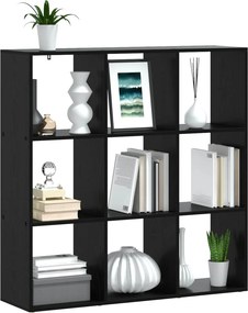vidaXL Βιβλιοθήκη 102 x 29 x 103,5 εκ. Επεξεργασμένο Ξύλο Μαύρη Δρυς