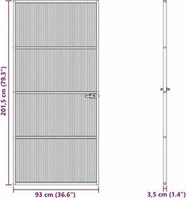 vidaXL Πόρτα Σπιτιού 93 x 201,5 x 3,5 εκ
