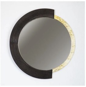 Καθρέφτης Ξύλινος Μαύρο &amp; Χρυσό 54x2.5x58cm 751-10017 Estheti-751-10017-Μαύρο-Χρυσό 751-10017