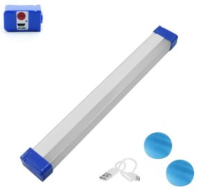 LED Επαναφορτιζόμενο Γραμμικό Φωτιστικό 32cm με Μαγνήτη και 3 Λειτουργίες για Ντουλάπες T530 Ψυχρό Λευκό