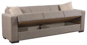 Καναπές - Κρεβάτι New Gracia 3θέσιος Καφέ 222x84x74 εκ. 222x84x74 εκ.
