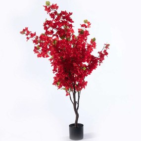 Τεχνητό Δέντρο Βουκαμβίλια Spectabilis 3601-6 65x75x150cm Red Supergreens Polyethylene,Fabric