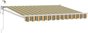 vidaXL Ηλεκτρικό Αναδιπλούμενο Σκίαστρο 3,5 x 2,5 μ