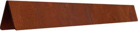 vidaXL Περίγραμμα γκαζόν 4 pcs Σκ rusty 450 x 0.05 x 15 εκ
