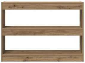 vidaXL Βιβλιοθήκη artisan δρυς 100 x 30 x 72 εκ Επεξεργασμένο ξύλο