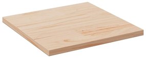 vidaXL Επιφάνεια Τραπεζιού Τετράγωνη 60x60x2,5 εκ. Μασίφ Ξύλο Πεύκου