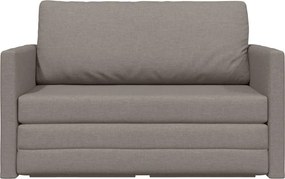 vidaXL Κρεβάτι καναπές 110cm Taupe ύφασμα