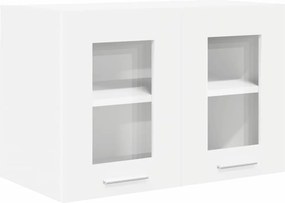 vidaXL Κρεμαστό ντουλάπι με αποθήκευση 2 pcs Λευκό 60 x 31 x 40 εκ